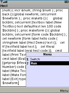 Emulator Screen Shot